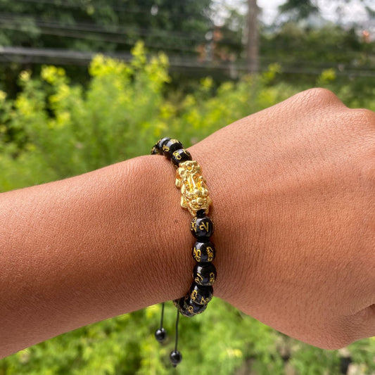 Pulsera Feng Shui Pixiu + Palo Santo GRATIS