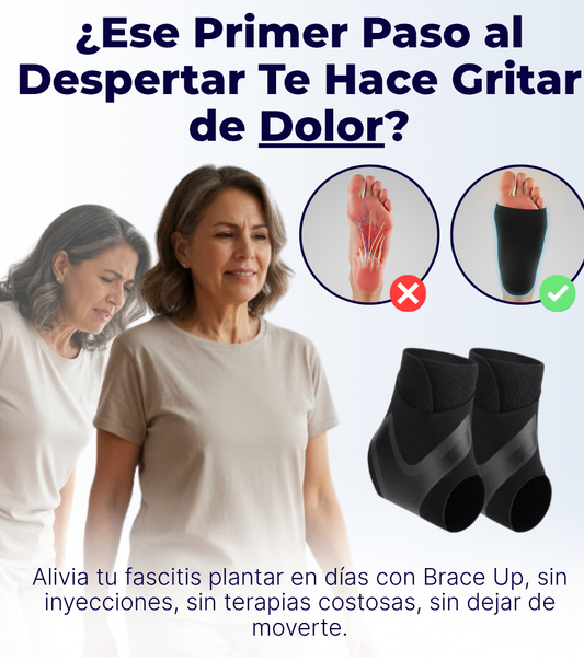 Vendaje BraceUp - Alivia Fascitis Plantar.