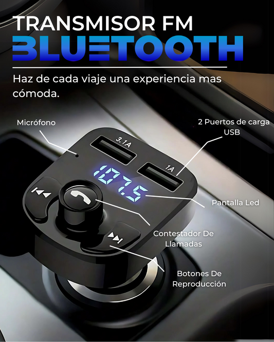 Transmisor FM Bluetooth