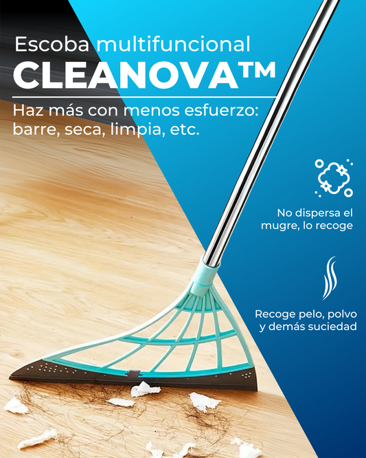 Escoba Multifuncional Cleanova™