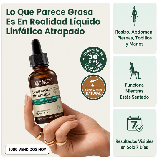 Natures Shunshine® - Gotas de Drenaje Linfático